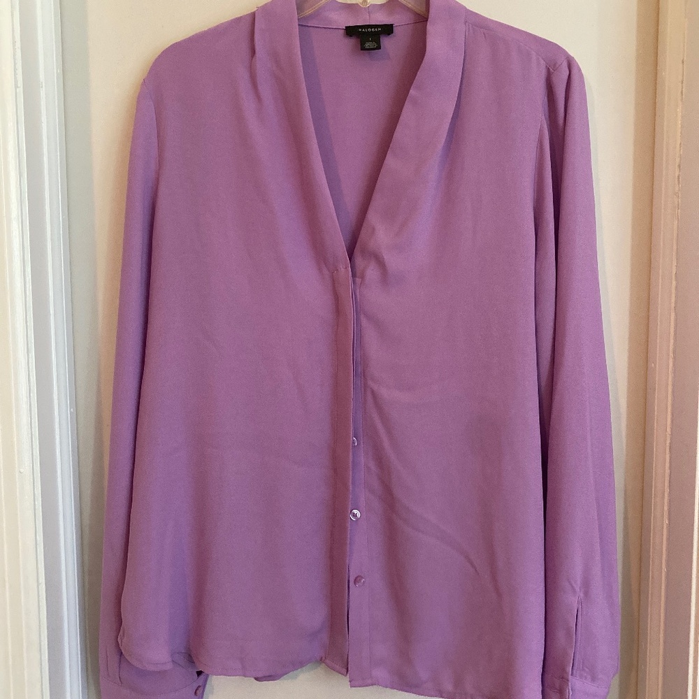 V-neck blouse